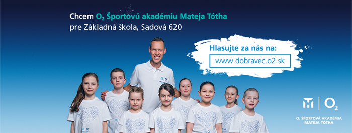 Hlasujme za našu školu o účasť v O2 športovej akadémii Mateja Tótha!